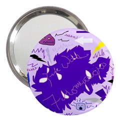 Life With Fibro2 3  Handbag Mirror by FunWithFibro