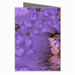 Artsy Purple Awareness Butterfly Greeting Card Right