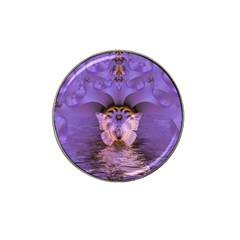 Artsy Purple Awareness Butterfly Golf Ball Marker 4 Pack (for Hat Clip) by FunWithFibro