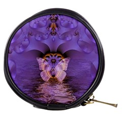 Artsy Purple Awareness Butterfly Mini Makeup Case by FunWithFibro