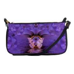 Artsy Purple Awareness Butterfly Evening Bag by FunWithFibro