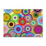 Psychedelic Flowers A4 Sticker 100 Pack Front