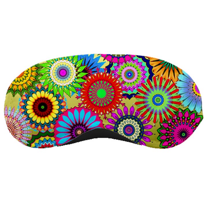 Psychedelic Flowers Sleeping Mask