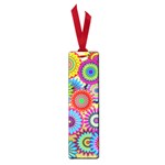 Psychedelic Flowers Small Bookmark Front