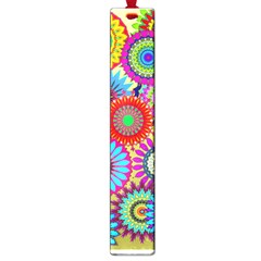 Psychedelic Flowers Large Bookmark by StuffOrSomething