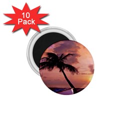 Sunset At The Beach 1 75  Button Magnet (10 Pack) by StuffOrSomething