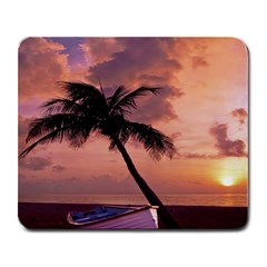 Sunset At The Beach Large Mouse Pad (rectangle) by StuffOrSomething