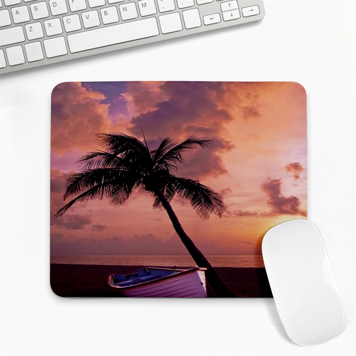 Sunset At The Beach Large Mouse Pad (Rectangle)