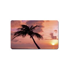 Sunset At The Beach Magnet (name Card) by StuffOrSomething