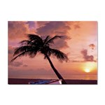 Sunset At The Beach A4 Sticker 100 Pack Front