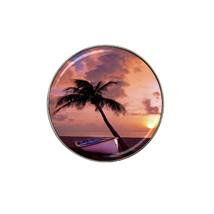 Sunset At The Beach Golf Ball Marker 4 Pack (for Hat Clip)