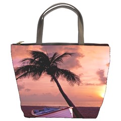 Sunset At The Beach Bucket Handbag by StuffOrSomething