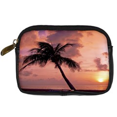 Sunset At The Beach Digital Camera Leather Case by StuffOrSomething