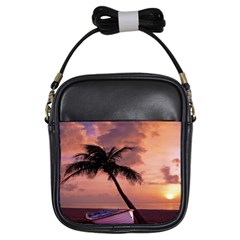 Sunset At The Beach Girl s Sling Bag