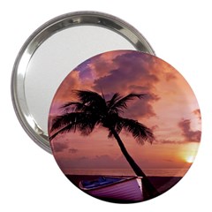 Sunset At The Beach 3  Handbag Mirror by StuffOrSomething