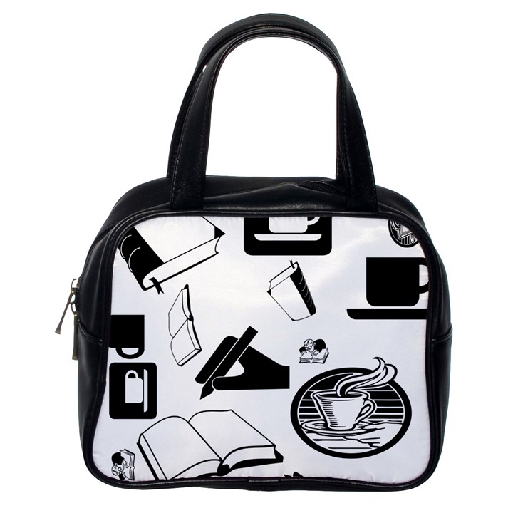 Books And Coffee Classic Handbag (One Side)