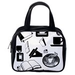 Books And Coffee Classic Handbag (Two Sides) Back