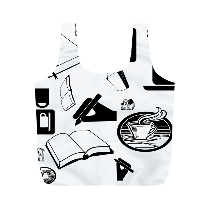 Books And Coffee Reusable Bag (M)