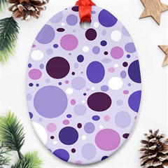 Passion For Purple Oval Ornament by StuffOrSomething