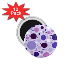 Passion For Purple 1 75  Button Magnet (10 Pack) by StuffOrSomething