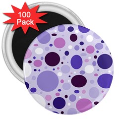 Passion For Purple 3  Button Magnet (100 Pack) by StuffOrSomething