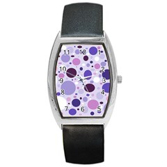 Passion For Purple Tonneau Leather Watch by StuffOrSomething