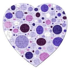 Passion For Purple Jigsaw Puzzle (heart) by StuffOrSomething