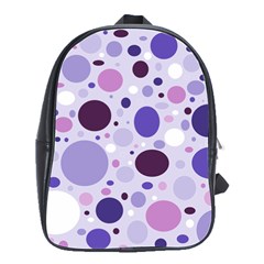 Passion For Purple School Bag (large) by StuffOrSomething