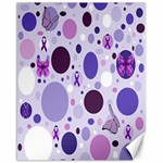 Purple Awareness Dots Canvas 16  x 20  (Unframed) 15.75 x19.29  Canvas - 1