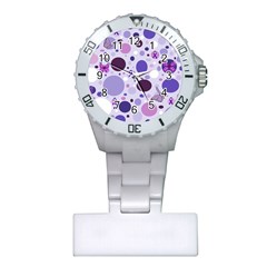 Purple Awareness Dots Nurses Watch by FunWithFibro