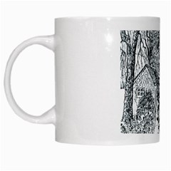  castle Yard In Winter  By Ave Hurley Of Artrevu   White Mug by ArtRave2