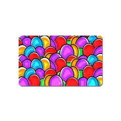 Colored Easter Eggs Magnet (name Card) by StuffOrSomething