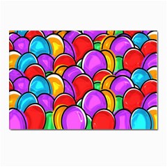 Colored Easter Eggs Postcards 5  X 7  (10 Pack)