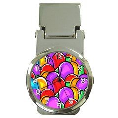 Colored Easter Eggs Money Clip With Watch by StuffOrSomething