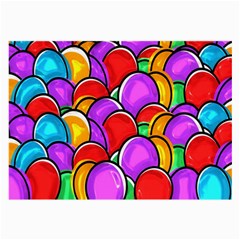 Colored Easter Eggs Glasses Cloth (large) by StuffOrSomething