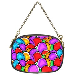 Colored Easter Eggs Chain Purse (two Sided)  by StuffOrSomething