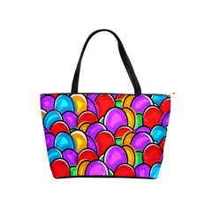 Colored Easter Eggs Large Shoulder Bag by StuffOrSomething