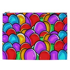 Colored Easter Eggs Cosmetic Bag (xxl) by StuffOrSomething