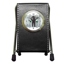 Legends & Truth Stationery Holder Clock by creationtruth