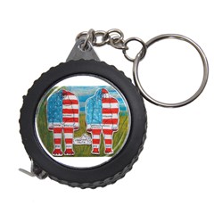 2 Painted Flag Big Foots Everglade Measuring Tape by creationtruth