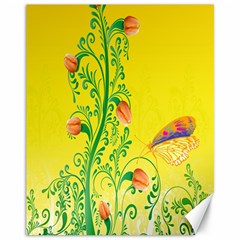 Whimsical Tulips Canvas 11  X 14  (unframed) by StuffOrSomething