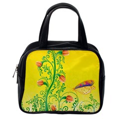 Whimsical Tulips Classic Handbag (one Side) by StuffOrSomething