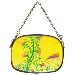 Whimsical Tulips Chain Purse (one Side) by StuffOrSomething