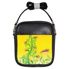 Whimsical Tulips Girl s Sling Bag by StuffOrSomething