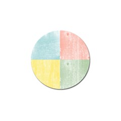 Pastel Textured Squares Golf Ball Marker by StuffOrSomething