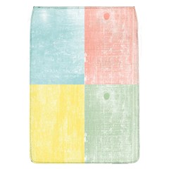 Pastel Textured Squares Removable Flap Cover (large) by StuffOrSomething