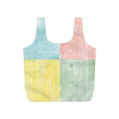 Pastel Textured Squares Reusable Bag (s) by StuffOrSomething