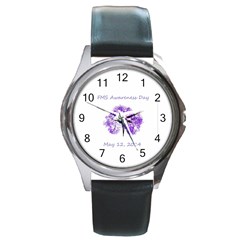 Fms Awareness Day 2014 Round Metal Watch by FunWithFibro