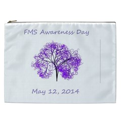 Fms Awareness 2014 Cosmetic Bag (xxl) by FunWithFibro