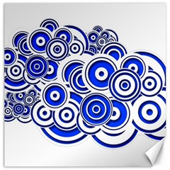 Trippy Blue Swirls Canvas 20  X 20  (unframed) by StuffOrSomething